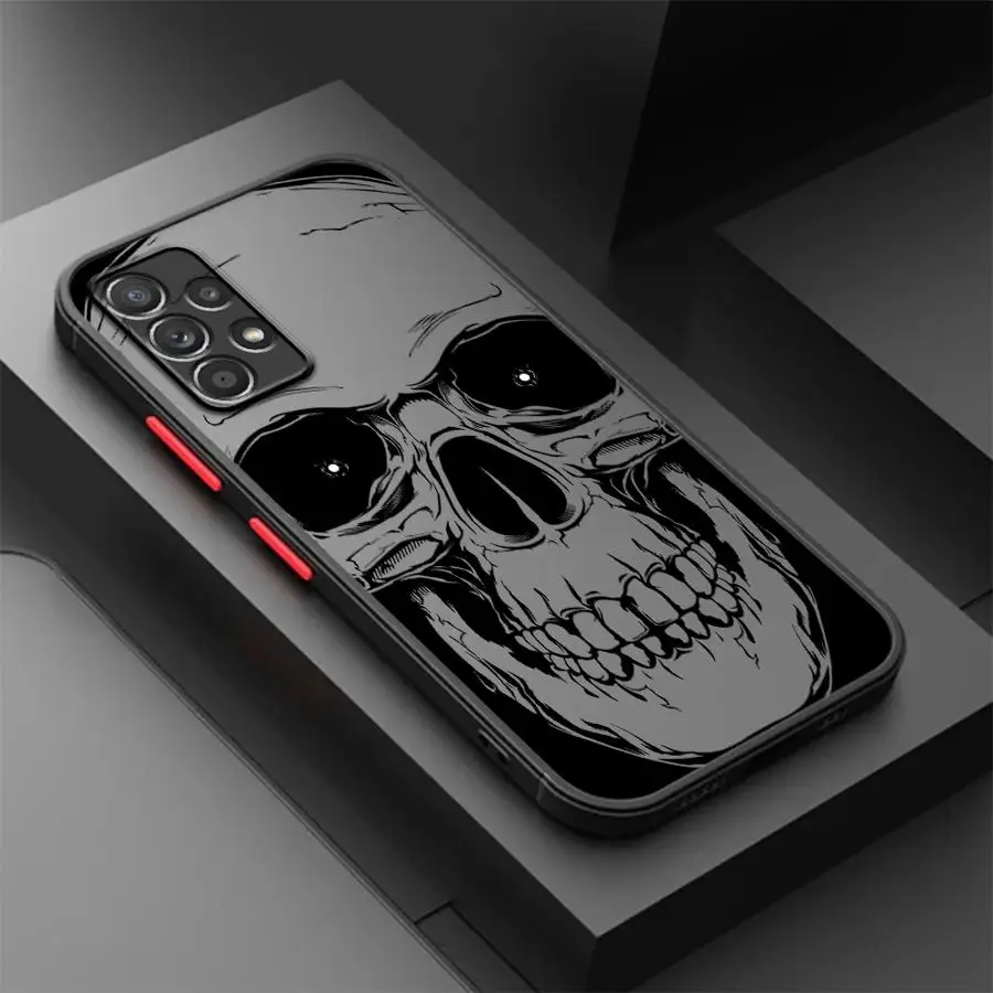 Spooky Skull Pattern Phone Case - Four Designs