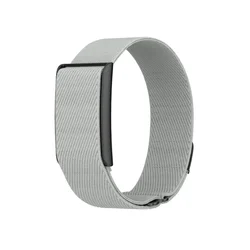 Breathable Nylon Sport Band Loop - Adjustable Fitness Tracker Wristband, 22mm (Grey)