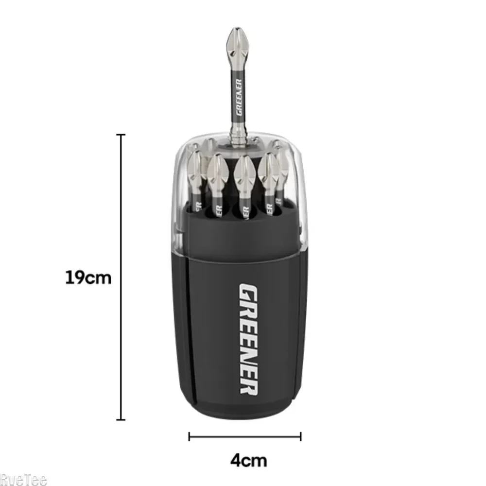 Screwdriver Bit Storage Tool Box 10 Holes Can Install Batch Header for Electric Tool Box Man Gift 6