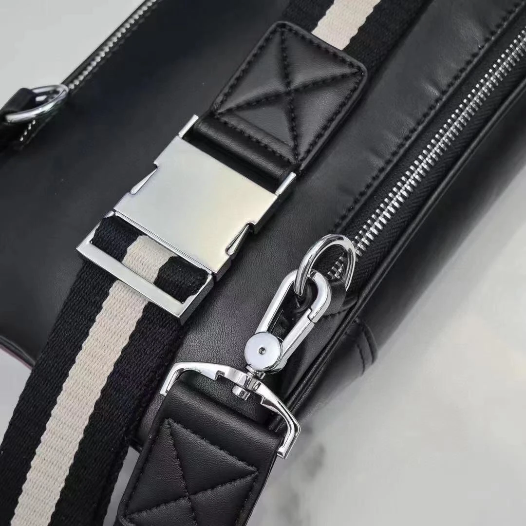 Luxury B Style Shoulder Bag Men's Casual Business Shoulder Bag Crossbody Bag Leather High Quality Men Chest Bag