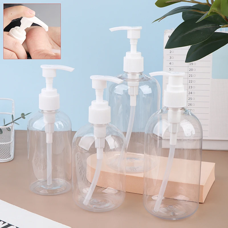 Portable Refillable Pump Dispenser Bottle for Travel