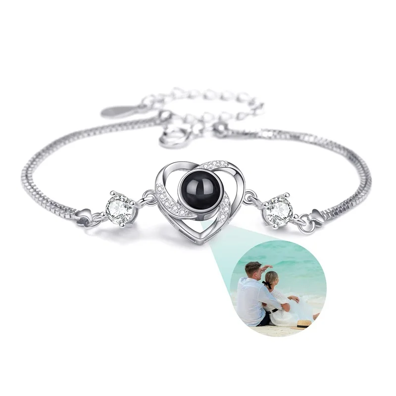 Bracciale Personalizzato CPJJ - Ti Amo In 100 Lingue Con Proiezione - Foto 6