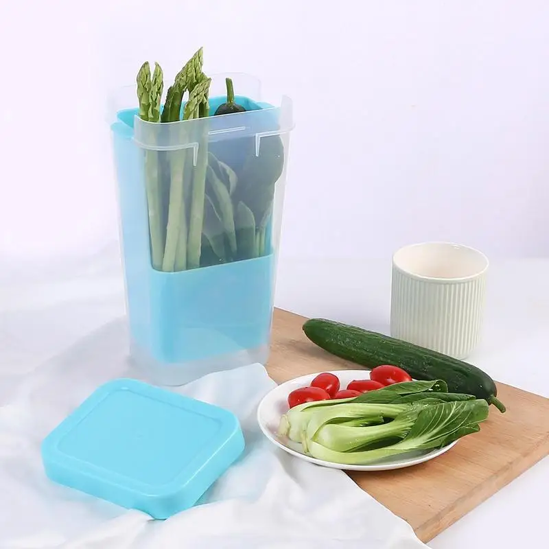 Herb Saver Premium Herb Storage Container Keeps Greens Vegetables Fresh Premium Keeper Clear Spice Fridge Preserver Storage
