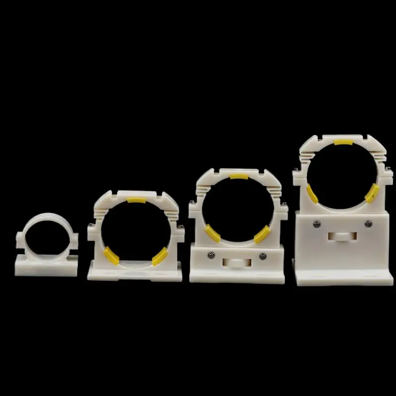 1/2Pcs 50/80mm Laser Tube Holder Flexible Plastic Mounting Bracket 75-180W Laser Engraving Cutting Machine Support
