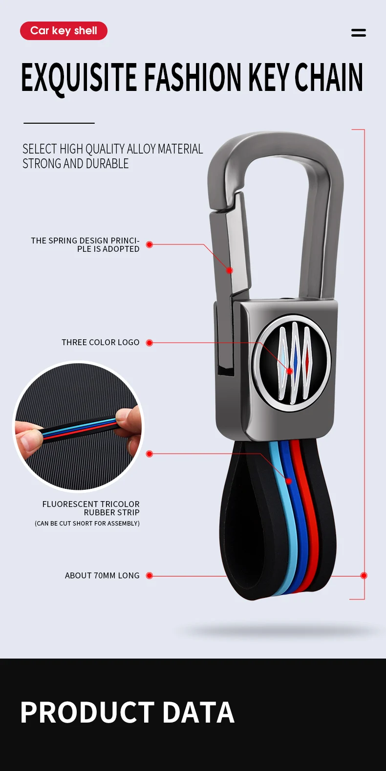 Portachiavi per auto per Renault Megane 2 3 Clio 4 5 Captur Trafic Kangoo Twingo Laguna Scenic Protector portachiavi accessori - S2a121c19baa24037be424719684217cfK