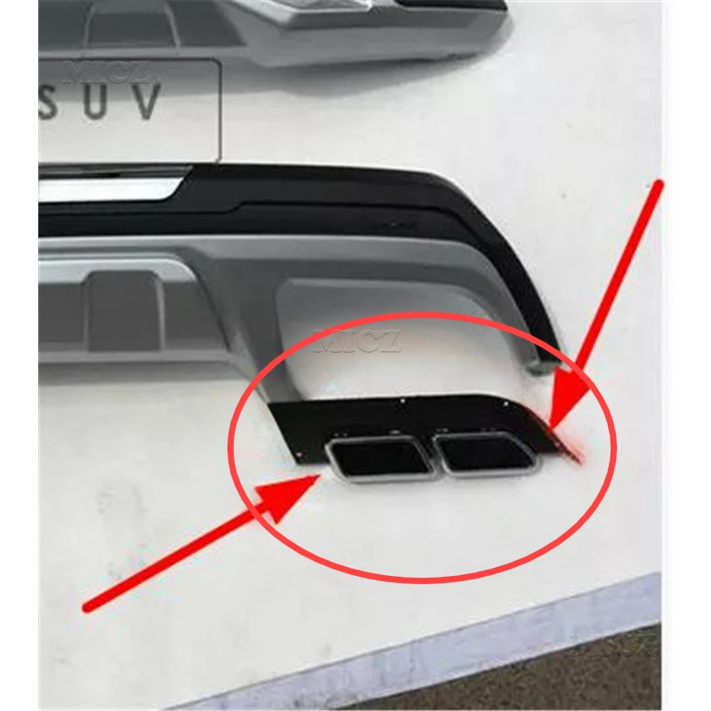 For Hyundai Tucson Rear Bumper Exhaust Pipe Exhaust Pipe Decoration, Decorative Use 2015
