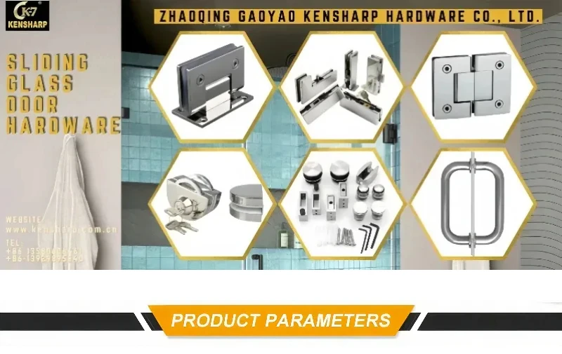 Description Picture 2 of itemKensharp Double Sided SS304 Shower Glass Door Handle Knob Bathroom Glass Knob