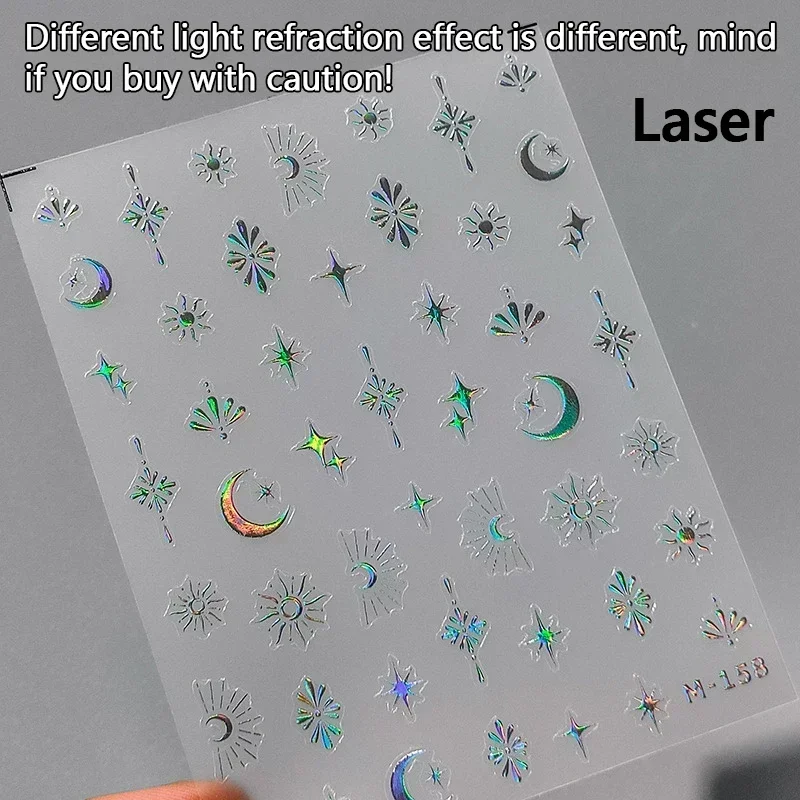 Elegant Starlight Glitter Rhinestone Nail Art Stickers
