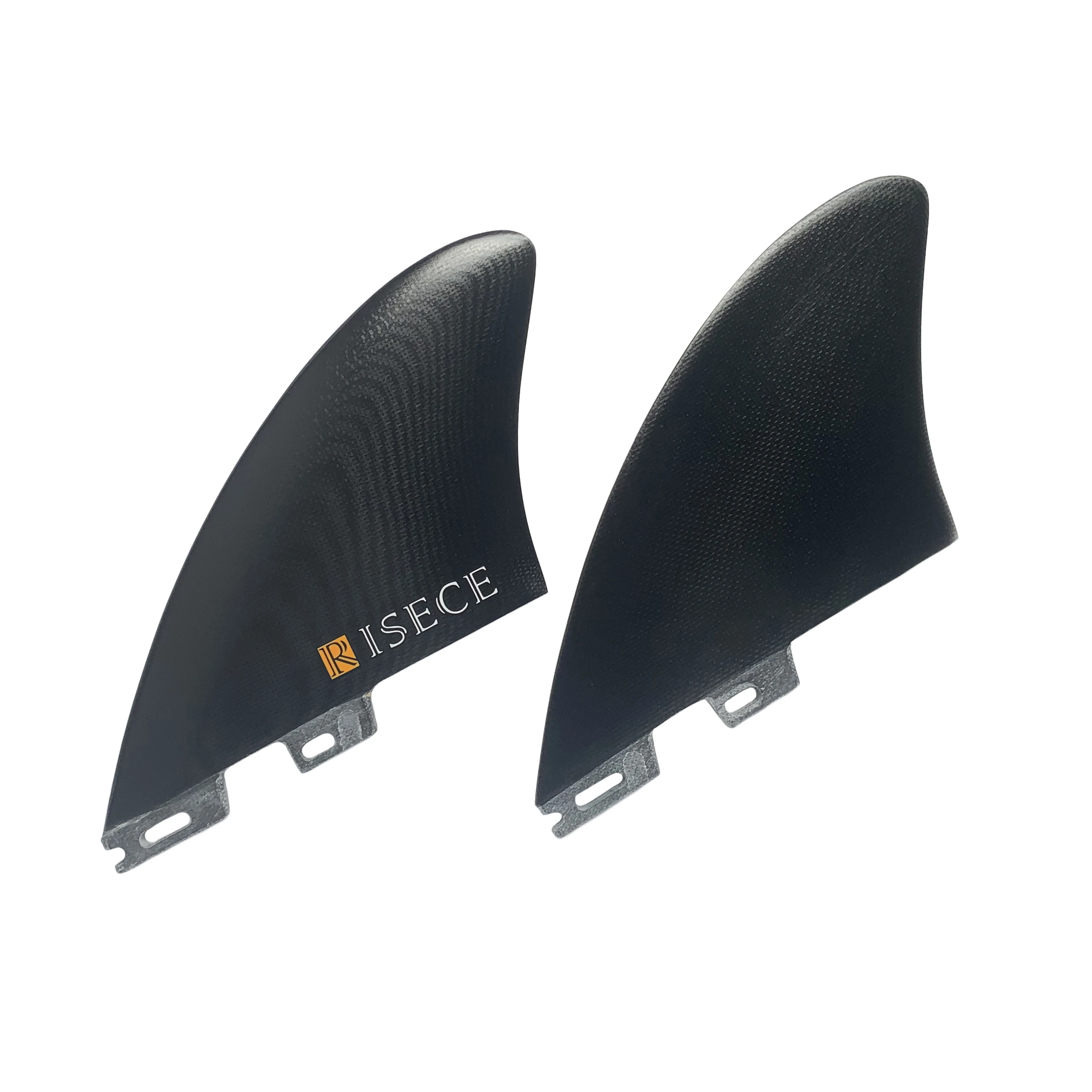 RISECE FCS 2 GFK Fiberglass Surfboard Twin Fins Single Tab Surfboard Keel Fins