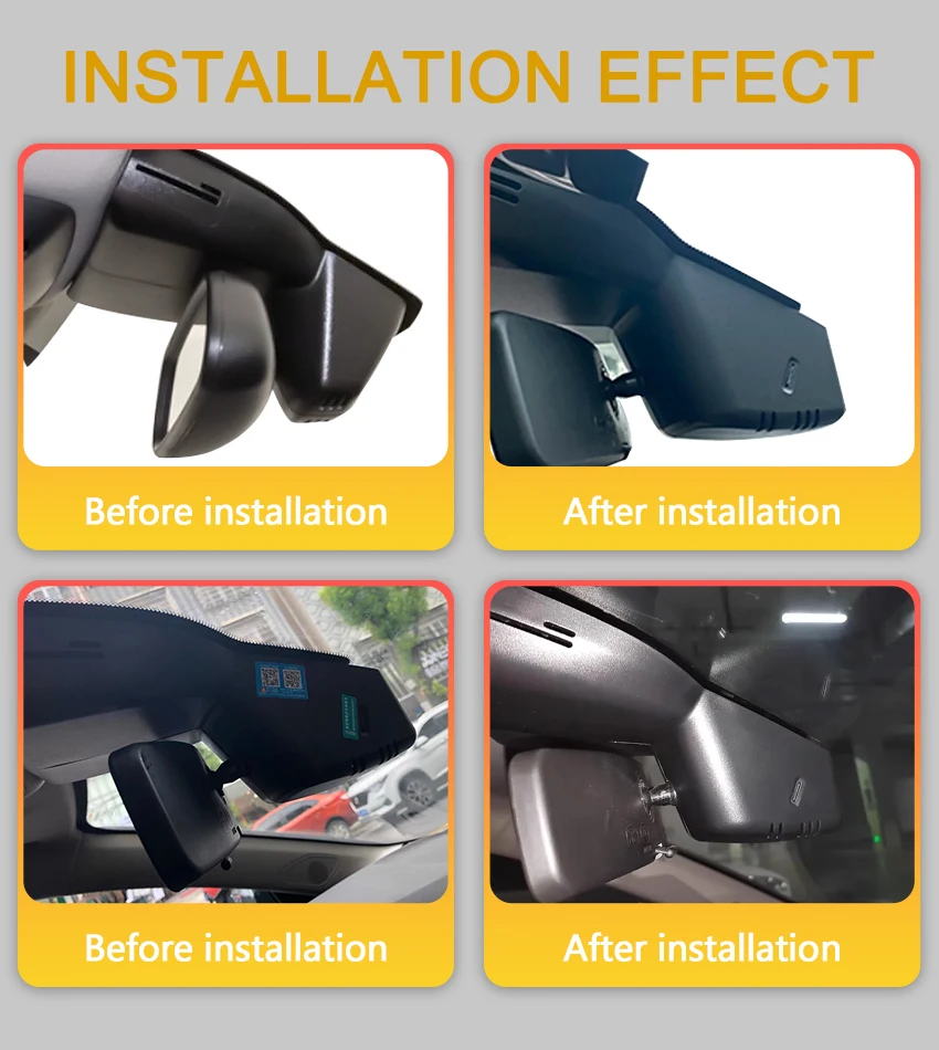 Nuovo! Registratore di Guida per Auto Facile da Installare per Citroen C5 X C5X 2021 2022 2023, Videocamera DVR WiFi UHD 2160P - Image 3