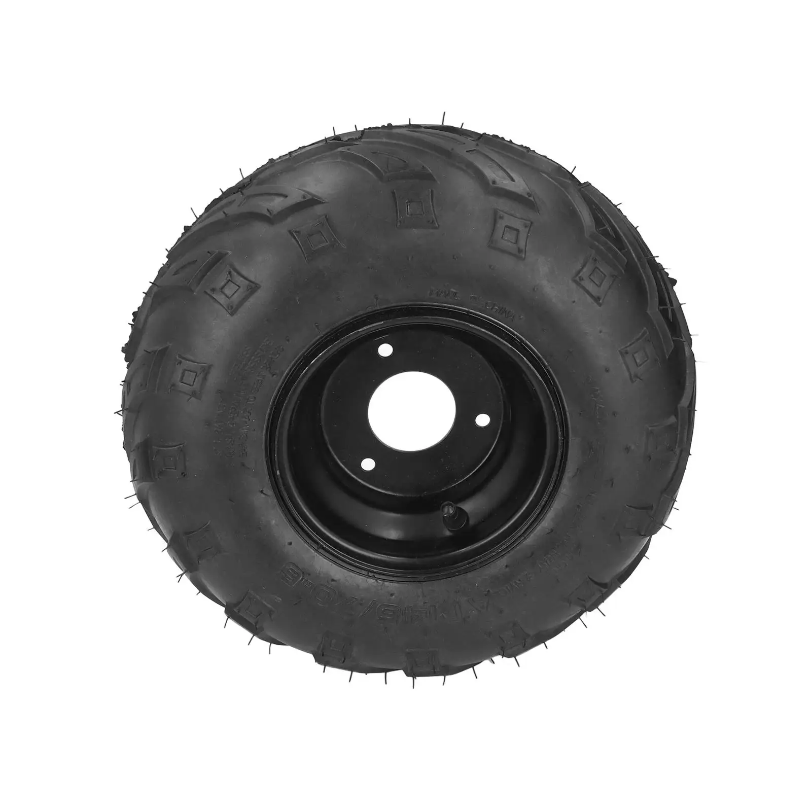 145/70-6 Wheel 6in Rim Steel Alloy ATVs Tubeless Tire Universal Rubber Flexible for go kart UTV Quad Bike 4 Wheelers
