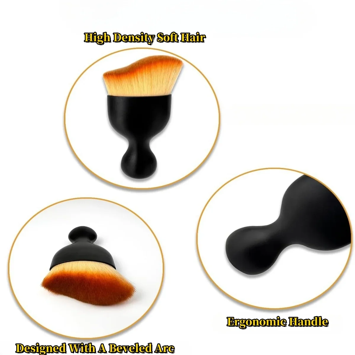 2PC Car Interior Cleaning Brush Car Leather Plastic Rim Touch Up Brush High Density Portable Car Cleaning Brush Set