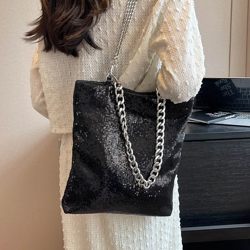 Big Chain Strap Fashion Shoulder Bag