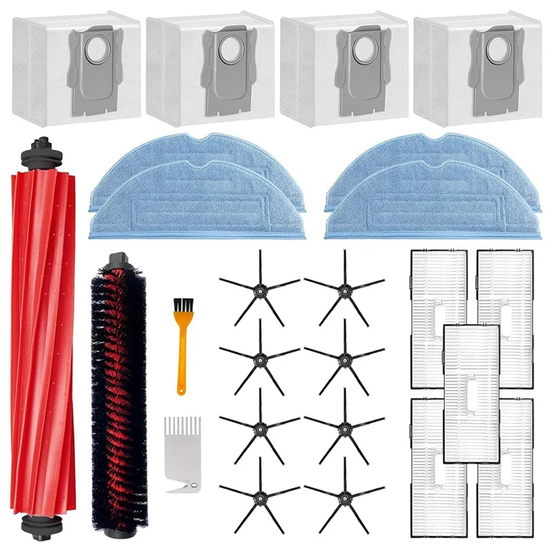 

Replacement Parts For Roborock S7 Maxv Ultra / S7 Pro Ultra Vacuum Cleaner, Accessories Kit Inclue Roller Brush Filter