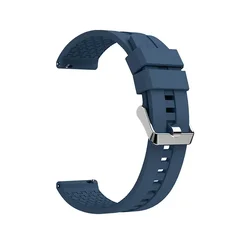 Premium Silicone Band for Smartwatch - 20mm/22mm Strap Replacement (13 midnight blue)