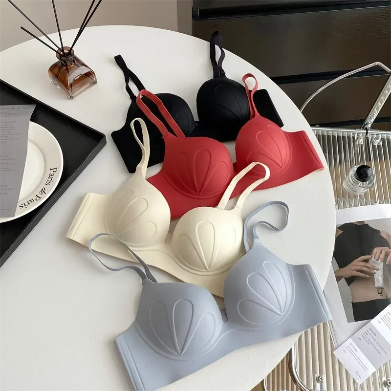 

Comfortable Underwire Underwear Women's Small Boobs Push-up Bra Retraction Breast Stylish Sexy Adjustable Bra