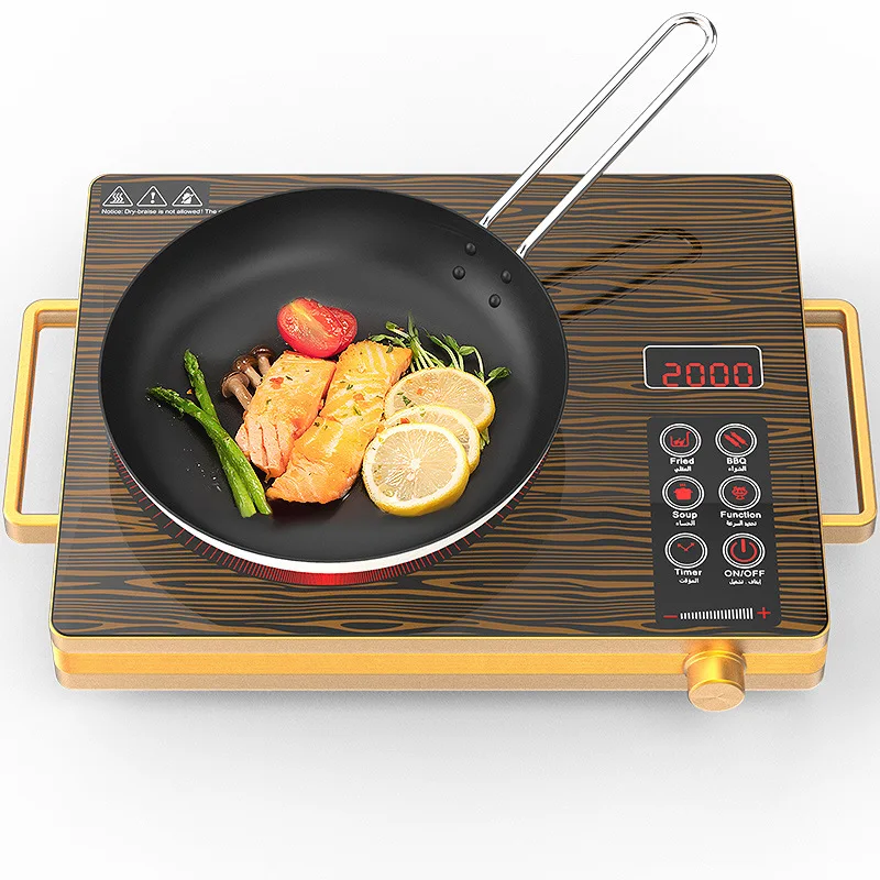 Description Picture 2 of itemHousehold Electric Ceramic Stove Light Wave Stove Electric Manufacturer Direct Sales High-Power 2200W Non Picking Hot pot