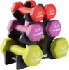 7036-768e7d.jpg Dumbbell Free Hand Weight Set with Rack Ideal for Home Exercises 2-pound, 3-pound, and 5-pound