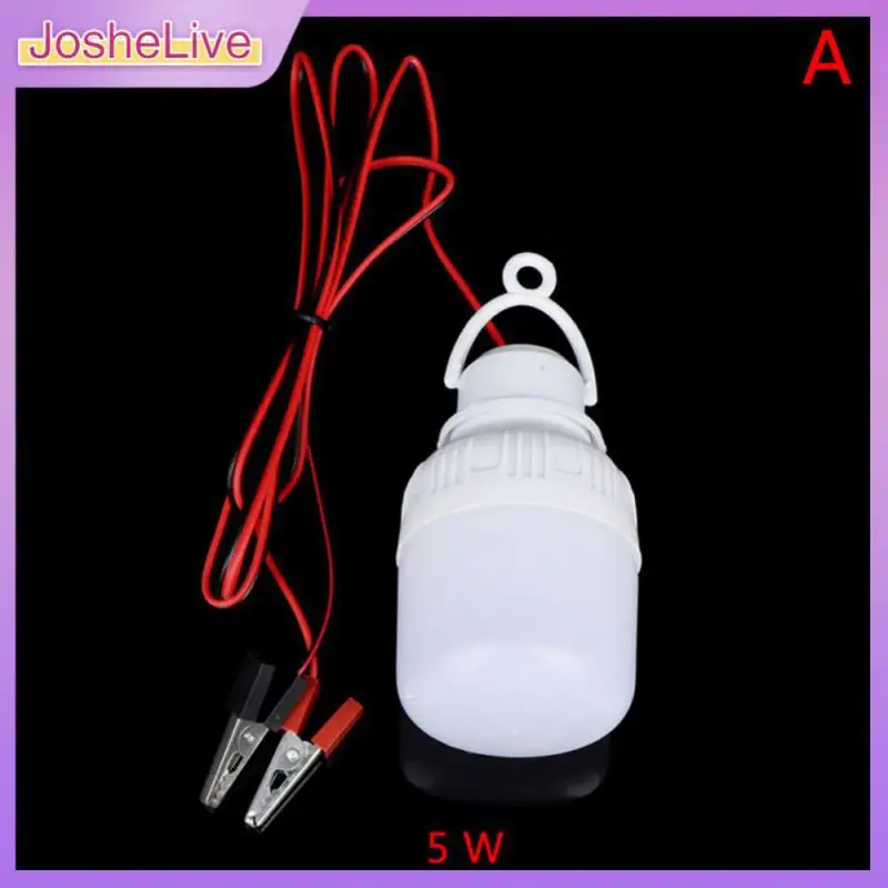 LED Bulb DC 12V LED Light Lamp 5W 9W 15W 20W 30W 40W Spot Bulb Emergency Lamp With Alligator Clip For 12 Voltage Battery
