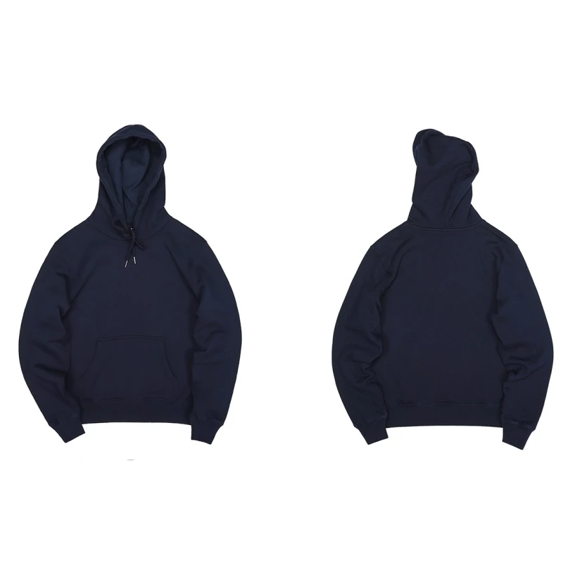 

BOB DONG Cotton Fleece Hoodie Men's Casual Plain Hooded Sweatshirt
