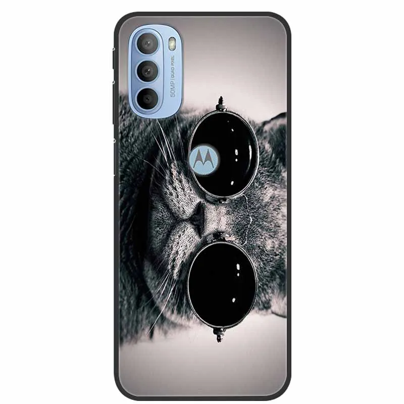 Charming Cat Design Soft TPU Silicone Phone Case - Motorola Moto Series