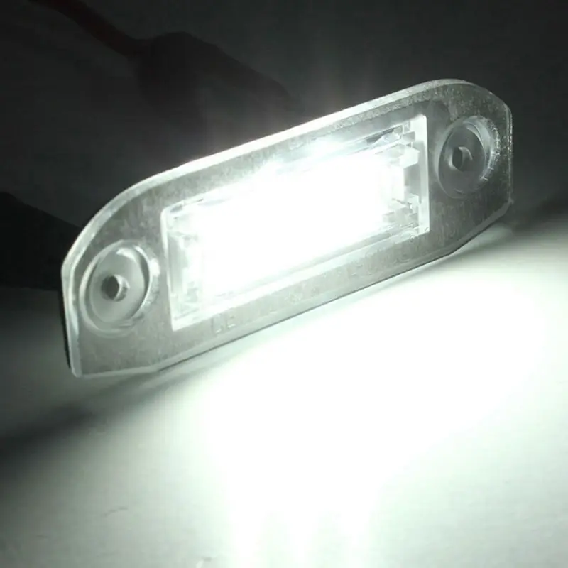 1Pcs LED Car license plate light 12V white light for Volvo S40 S60 S80 XC70  XC60 S60 C70 V50 XC70 V70 White Car Lamp 12V - Tiny Deal