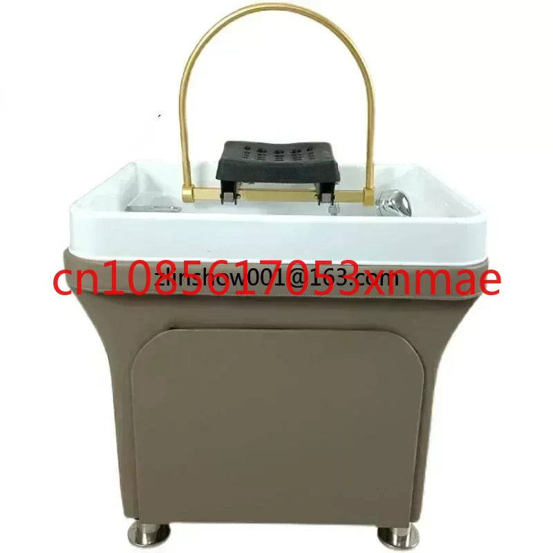 

Head Treatment Fumigration Spa Machine Mobile Shampoo Basin Beauty Salon Ear Cleaning Water Circulation