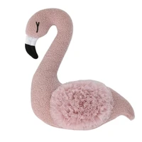 Newborn Baby Photography Props Floral Backdrop Cute Pink Flamingo Posing Doll Outfits Set Accessories Studio Shooting Photo Prop 2