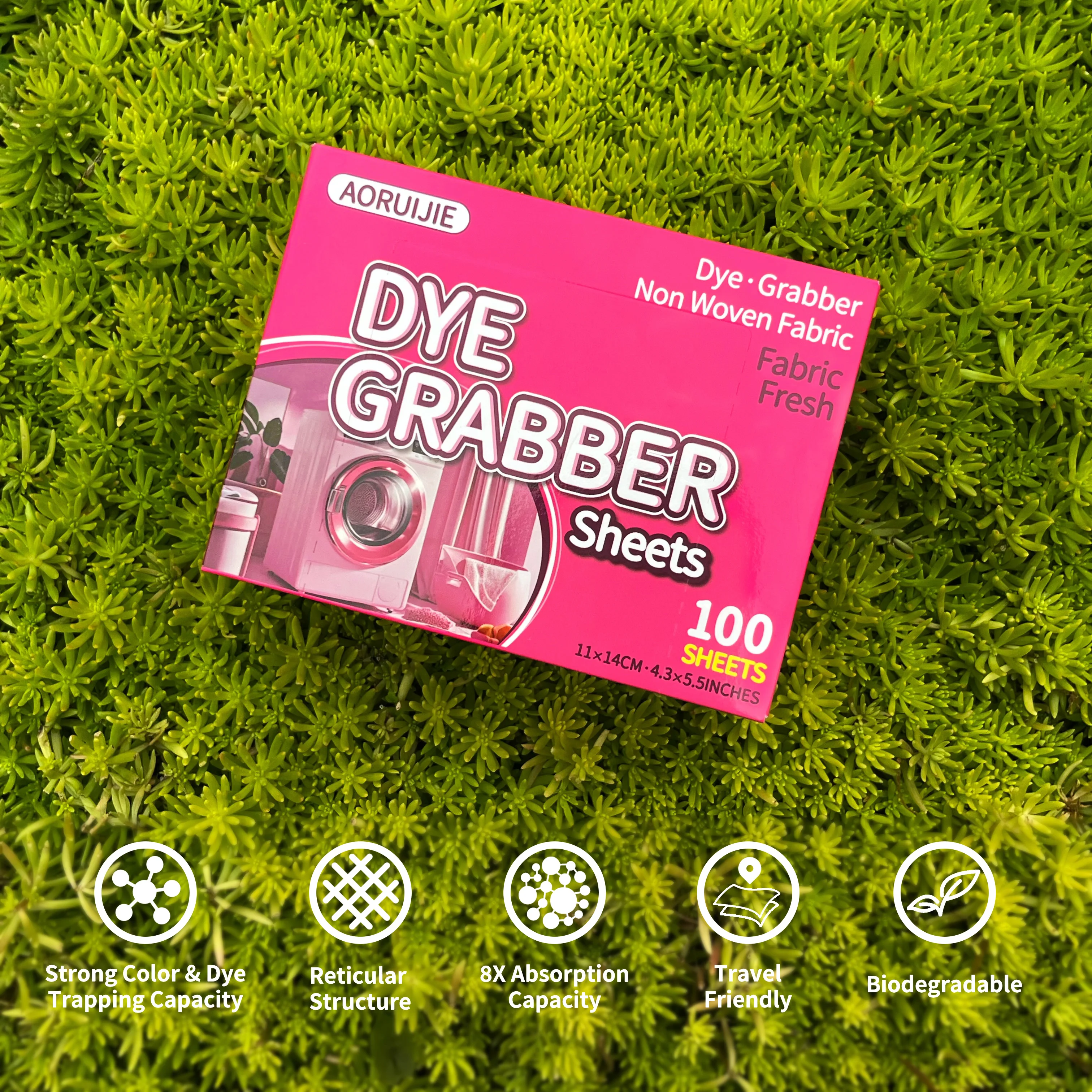 100 Sheets Color Grab for Washing Dye Protection Household Use Essential Washing Paper for Laundry