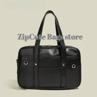 Japanese two-dimensional student JK uniform bag girl PU schoolbag COS wear-resistant waterproof one-shoulder Messenger handbag - Image 2