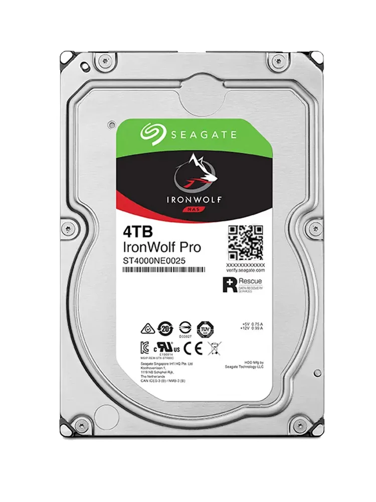 Disco Rigido Meccanico Da 4Tb 128Mb 7200Rpm Per Seagate Muslimatironwolf Nas Desktop