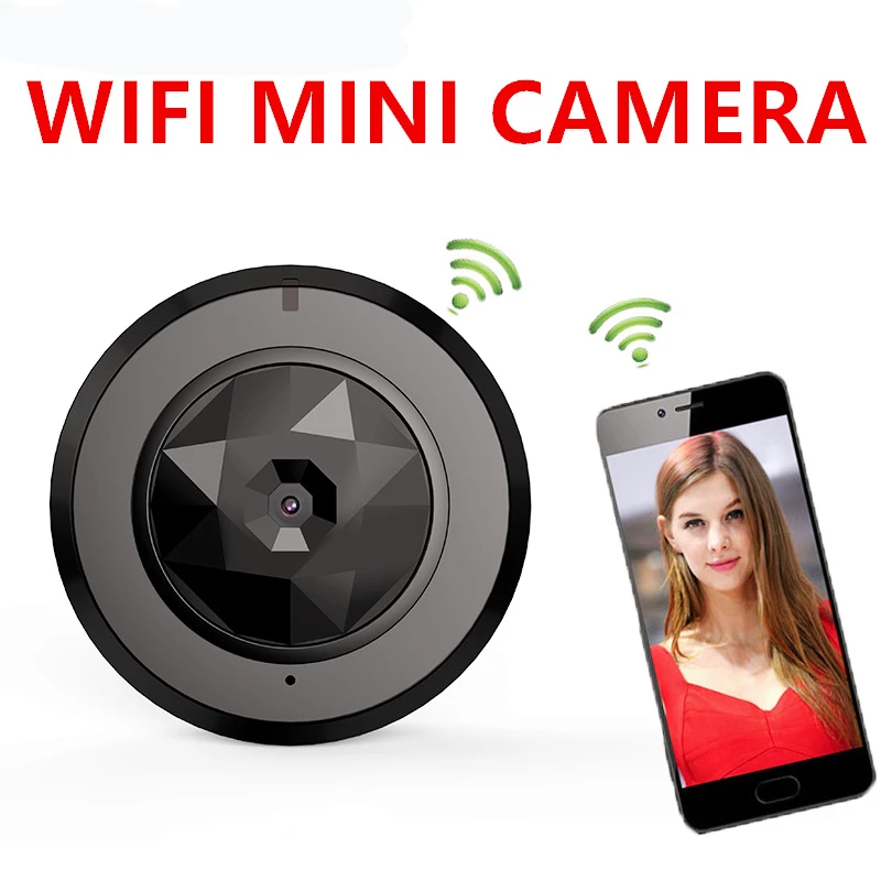 

Mini Security Camera HD 1080P WiFi P2P Car Camcorder Infrared IR Cut Night Vision Motion Detection Live Camera Sport Pocket Cam