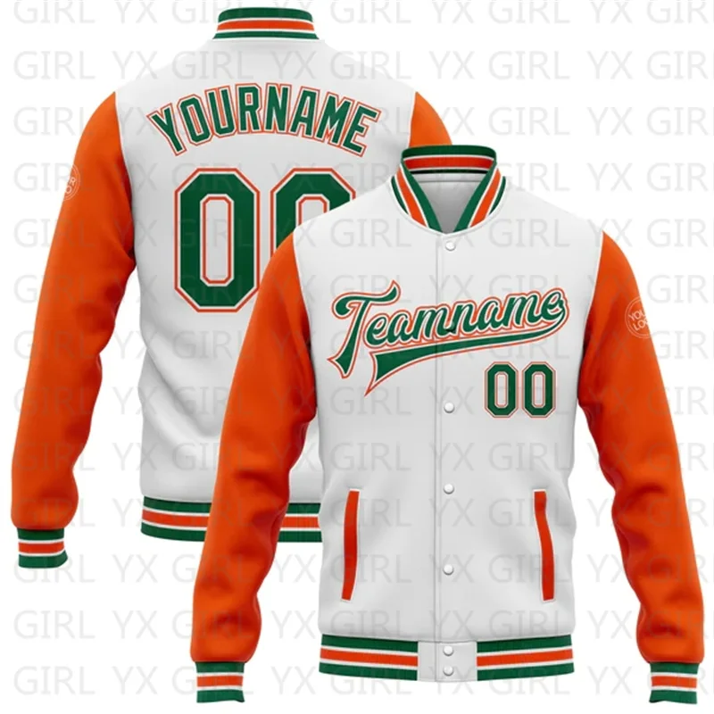 Custom White Gold-Black Bomber Full-Snap Varsity Letterman Two Tone Jacket