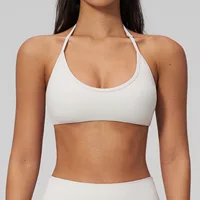 High Intensity Sports Bra Women Hanging Neck Top High Support Push-up Open Back Gym Wear Fitness Bra Yoga Bra Workout Underwear - Image 4