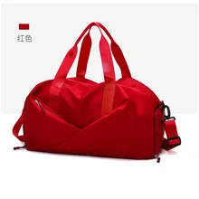  Outdoor Waterproof Oxford Sports Gym Bags Men Women Training Fitness Travel Handbag Yoga Mat Sport Bag with shoes Compartment 