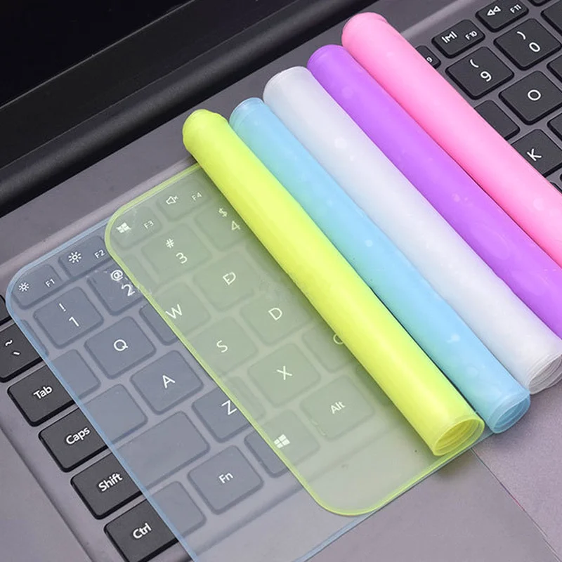 

Universal Laptop Keyboard Cover Transparent Film Multi-color Notebook Macbook Protector Silicone Dustproof Clear Films