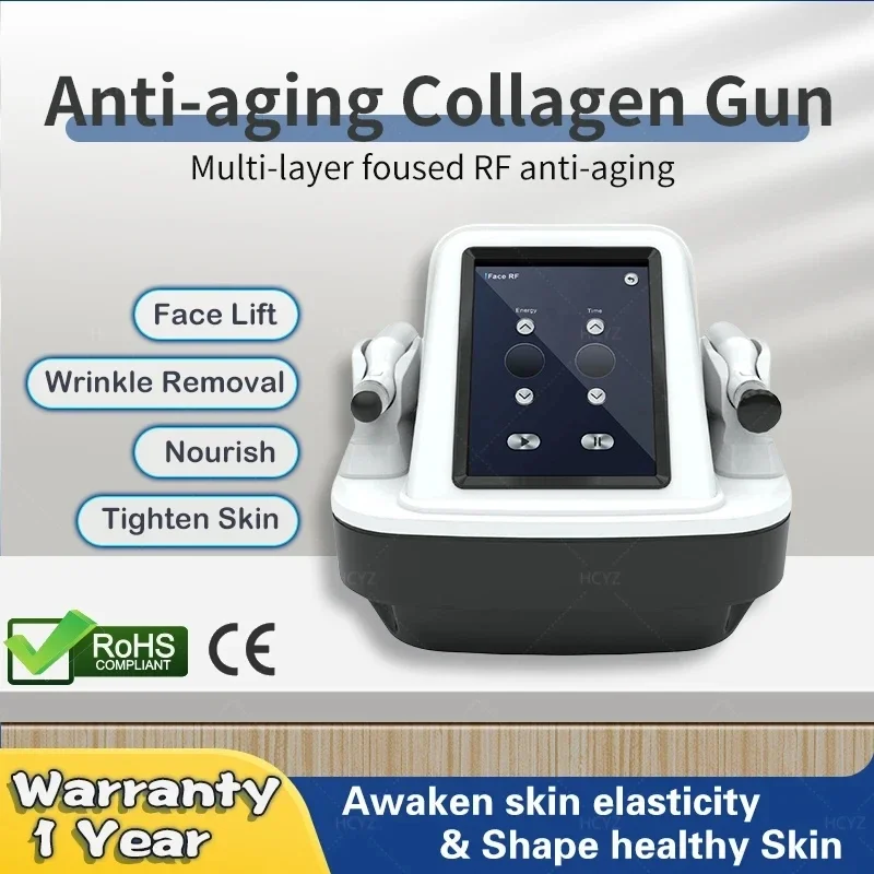 The latest in 2024,2-in-1 anti-aging collagen gun, cosmetic eye lifter, eye massager, eye groomer