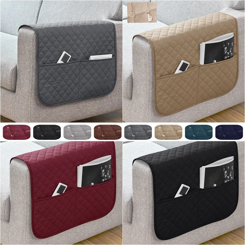1PC Sofa Armrest Covers Removable Couch Chair Arm Slipcover Anti-dirty Armchair Protector chair cover for Living Room Home