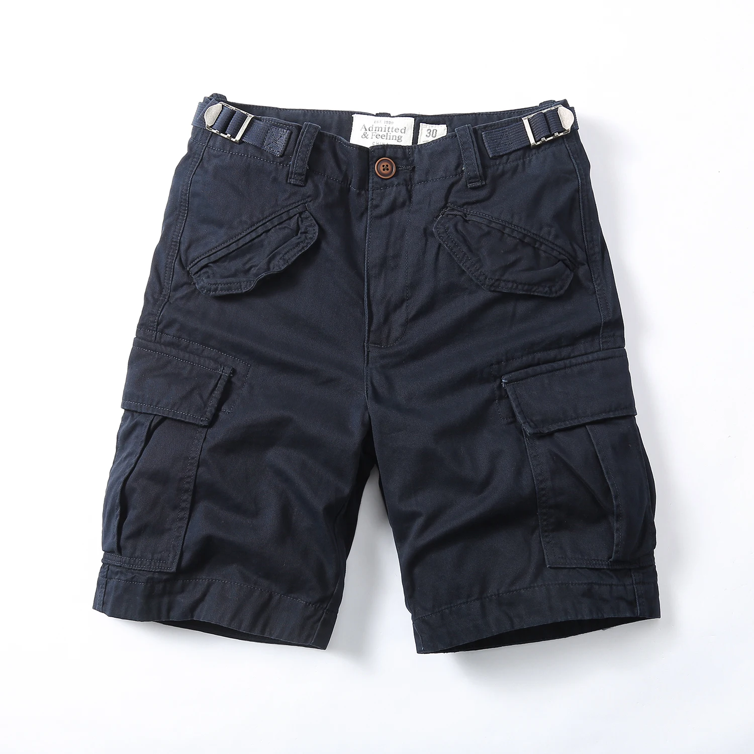 Summer New Men's Camouflage Cargo Shorts Retro Multi Pockets Plus Size Loose Casual Shorts Beach Shorts Jogging Pants