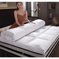 SongKAum 100% White Goose Down/feather Mattresses Thicken Keep warm Tatami High-end Five-star Hotel Mattress King Queen Size 1