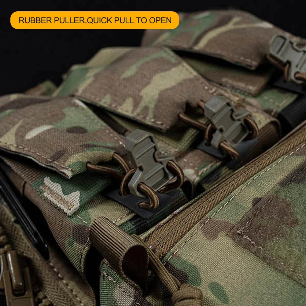 Tactical Backpack V5 PC Panel Banger Pouch Zip-on Multi-fit GP Pocket Retention Flap FCPC Plate Carrier Assault Hunting Vest