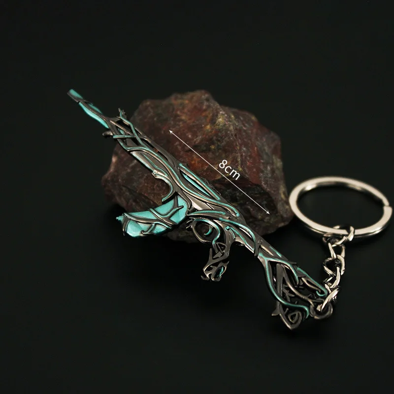 thumbnail image 1 of Juego de llaveros de la serie Valorant Gaias Vengeance, modelo de metal periférico de juego Vandal, accesorios colgantes, llaveros, regalos, juguetes para niños, 1 of 5