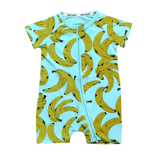 Baby Bodysuits Fur 0-36Months Baby Girls Boys Summer Print Short Sleeve Romper Novelty Infant Bodysuit Outfit Newborn One-piece Toddler Clothing cute baby bodysuits Baby Rompers