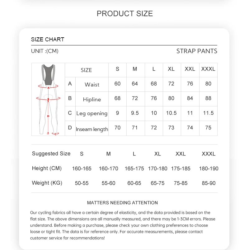 Mens Cycling Tight Bib Pants Long-distance Cycling Long Pants Quick-drying Elastic Interface&reg; Pro Cushion Spring Autumn