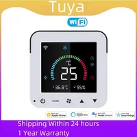 Tuya WiFi Smart Air Conditioner Controller Temperature Humidity Infrared USB Controller LCD Touch Screen for Google Home Alexa