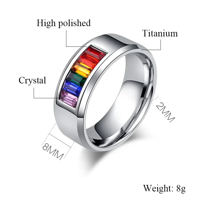 Finger Ring Fashion Female Male Crystal Ring Jewelry For Women And Men