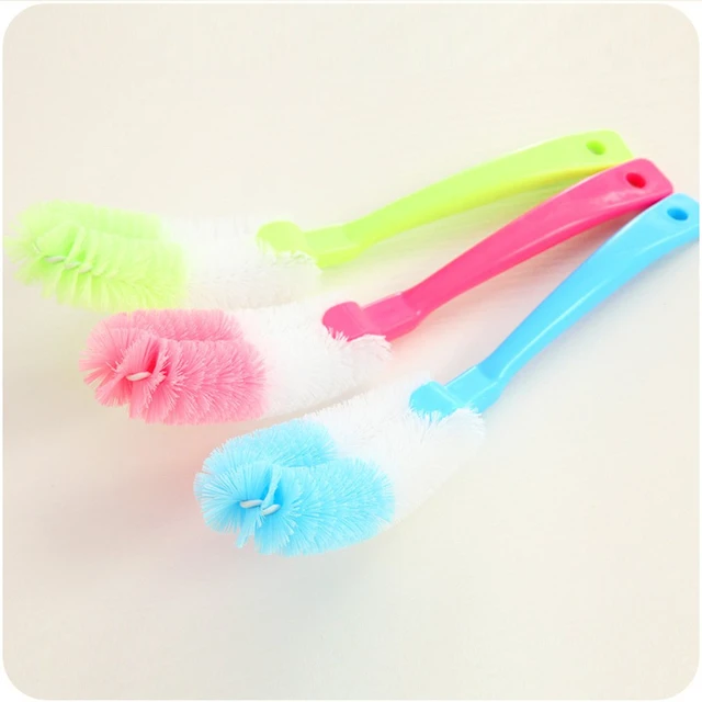 Long Handle Bottle Brush Cleaner Cup Dish Pot Bottom Scrubber Cleaning  Washing Brushes Washer for Water Bottles Tea Cups Glass - AliExpress