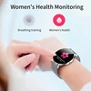 LIGE 2024 AMOLED Smart Watch Women Call Remind Ladies Physiologic Function Clock Sport Bracelet Waterproof Smartwatch For Men 5