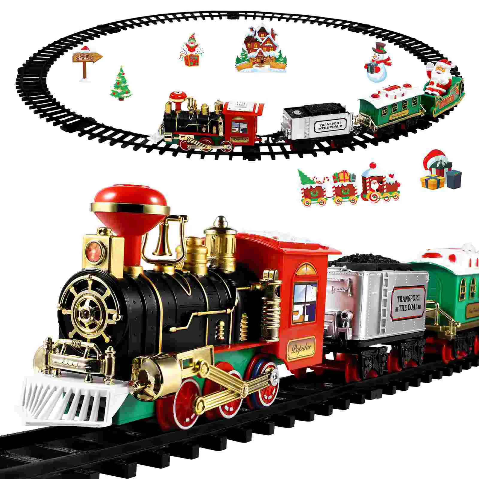 

Children's Railway Small Train Electric Christmas Decorations Sale Clearance Model Toy