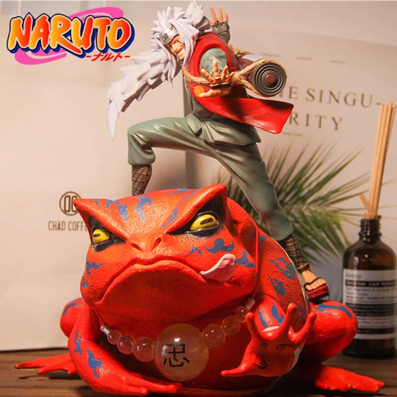 23cm Naruto Shippuden Estatueta Gamabunta Jiraiya Gk Mega House Japonês